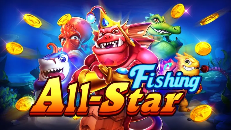 All Star Fishing - 4-Player Dragon and Sea King Shooting Game